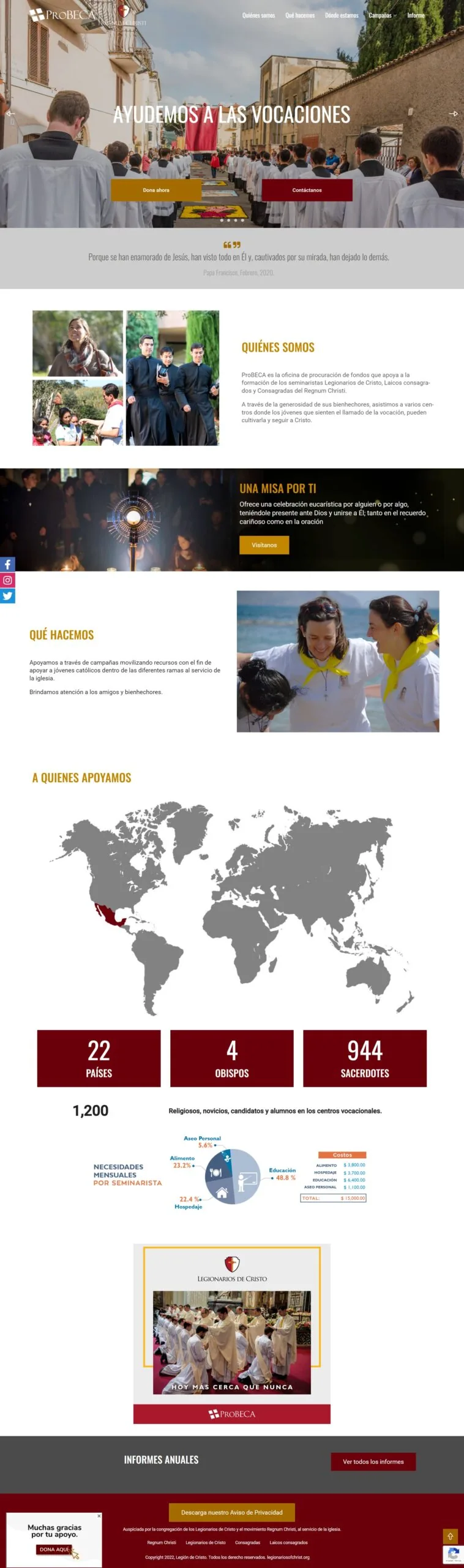 Portada de la plataforma de pagos Probeca en Línea